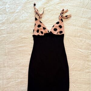 Wheels & Dollbaby 2000s vintage polkadot Suppa Club dress Size 2